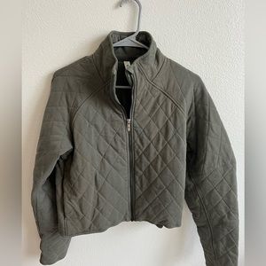 Lululemon Cropped Bomber jacket